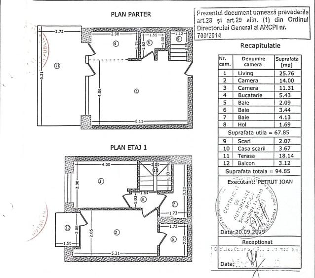 Apartament cu 3 camere decomandat, mobilat în Eminescu