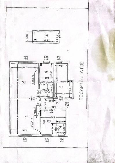 Apartament cu 3 camere decomandat în Jiului