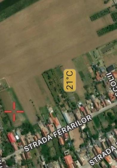 Teren de 1600 mp, în Tărian