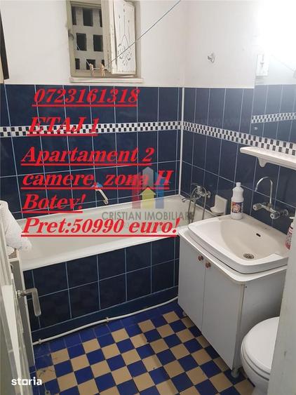 Apartament cu 2 camere semidecomandat în Central