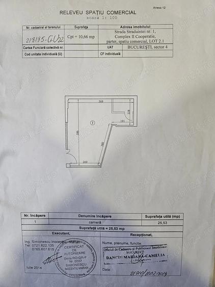 Spațiu comercial, de 25 mp, în Berceni