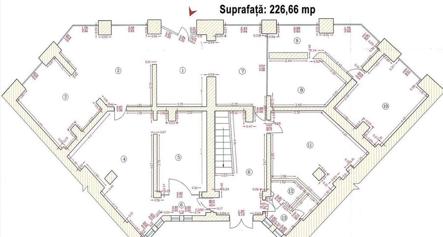 Spațiu comercial, de 243 mp, în 13 Septembrie