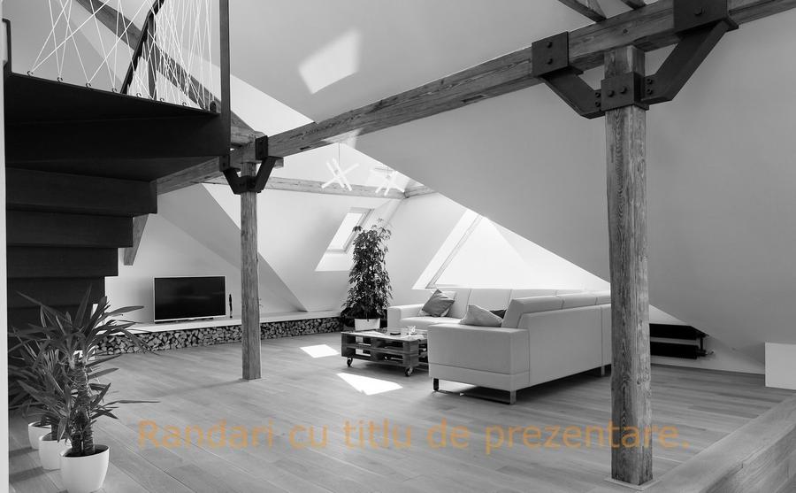 Penthouse cu 4 camere semidecomandat în Aviatorilor