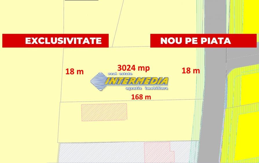 Teren Construcții intravilan de 3024 mp, în Totoi