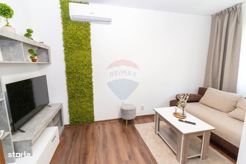 Apartament cu 2 camere, mobilat în Apusului