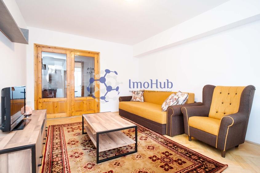 Apartament cu 2 camere decomandat, mobilat în Central