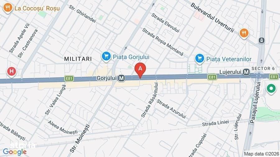 Apartament cu 2 camere semidecomandat în Gorjului