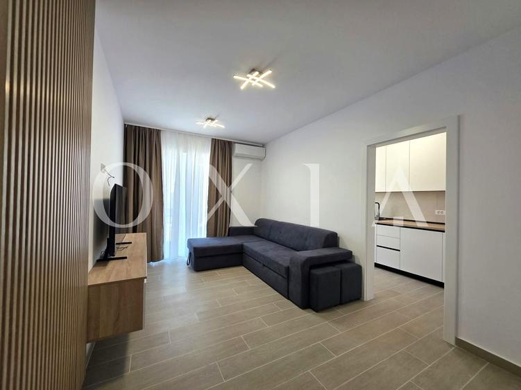 Apartament cu 2 camere semidecomandat, mobilat în Giroc