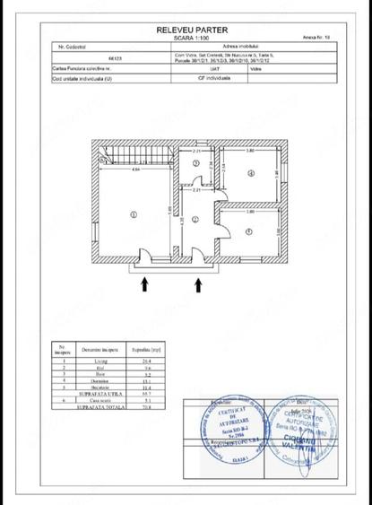 Casă cu 4 camere cu Teren 270 Mp în Crețești