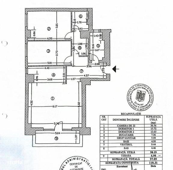Apartament cu 3 camere decomandat, mobilat în Ferdinand