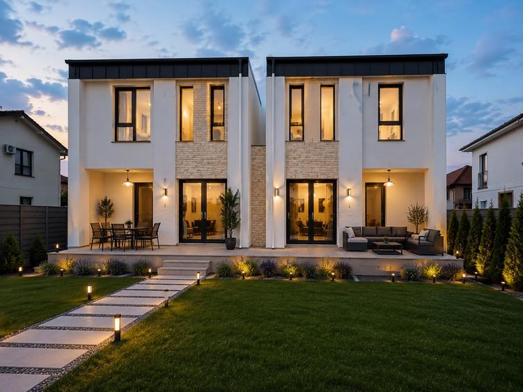 Duplex cu 5 camere cu Teren 250 Mp în Moșnița Nouă