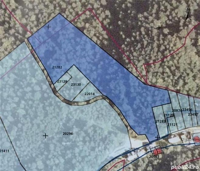 Teren de 21800 mp, în Calea Moroieni