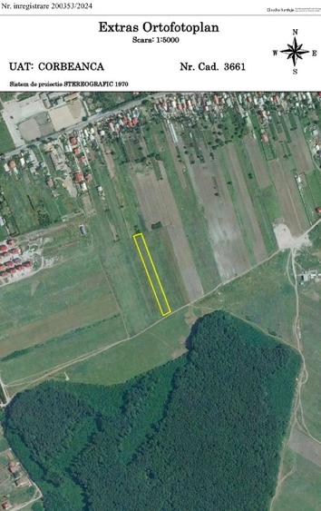 Teren Construcții intravilan de 5000 mp, în Corbeanca