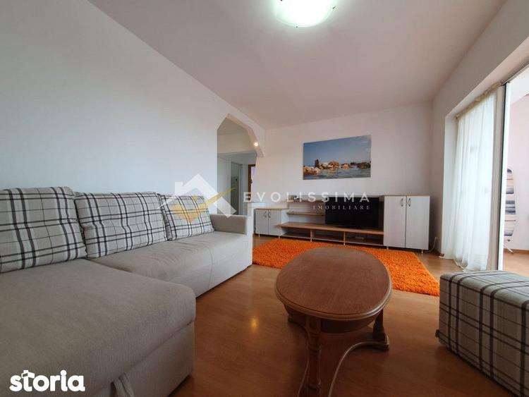 Apartament cu 3 camere decomandat, mobilat în Central