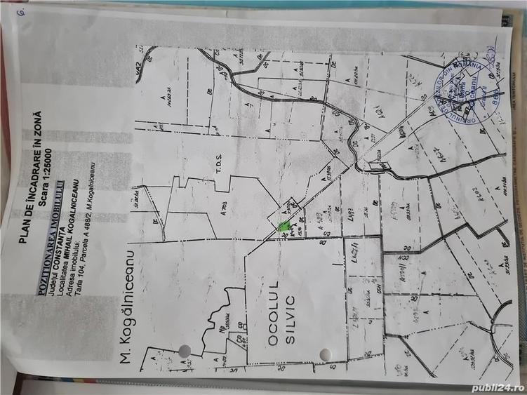 Teren de 5000 mp, în Mihail Kogălniceanu