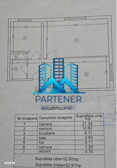 Apartament cu 2 camere în Copou