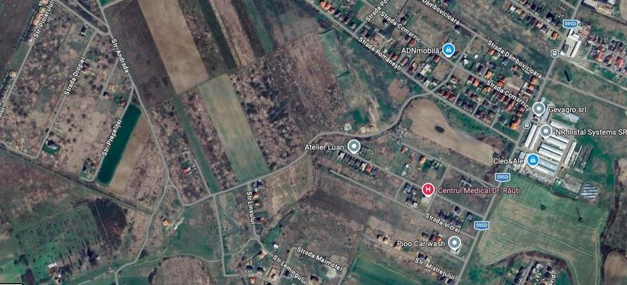 Teren Construcții extravilan de 548 mp, în Urseni