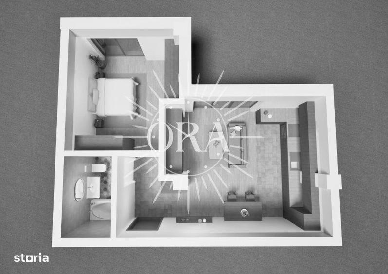 Apartament cu 2 camere în Iris