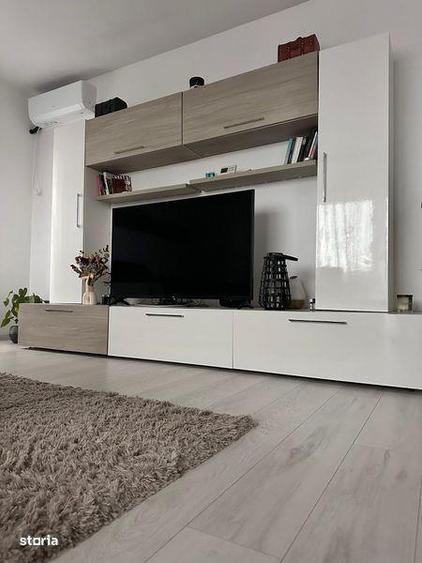 Apartament cu 2 camere semidecomandat, mobilat în Apahida