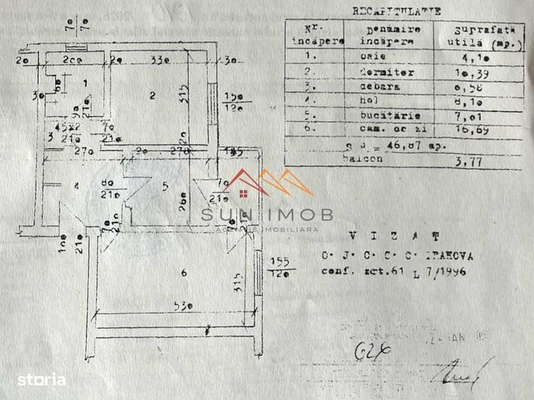 Apartament cu 2 camere decomandat în Vest