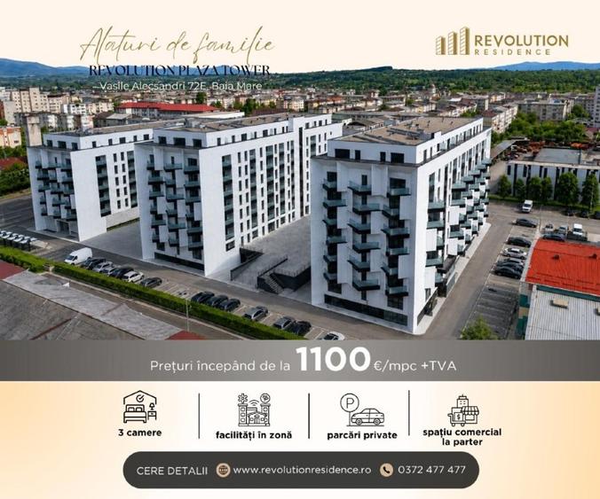 Apartament cu 3 camere decomandat în Bogdan Vodă