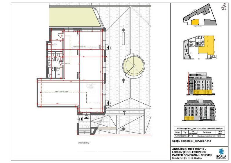 Spațiu comercial, de 142.80000305176 mp, în Cetății