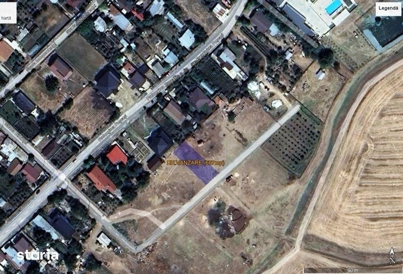 Teren de 667 mp, în Central