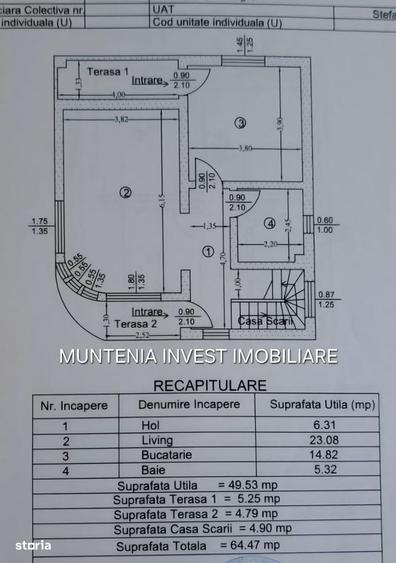 Casă cu 4 camere cu Teren 680 Mp în Ștefănești