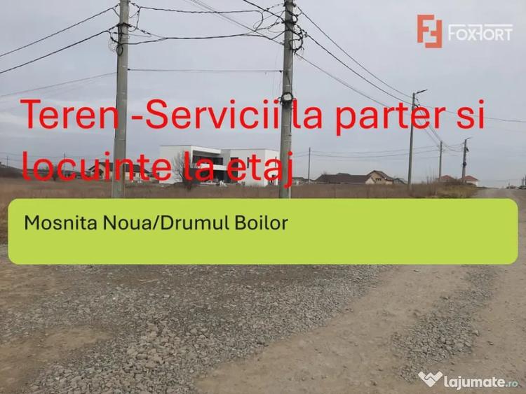 Teren intravilan 4000mp servicii si apartamente , zona Drumu - Mosnita Veche (Timis) - 1