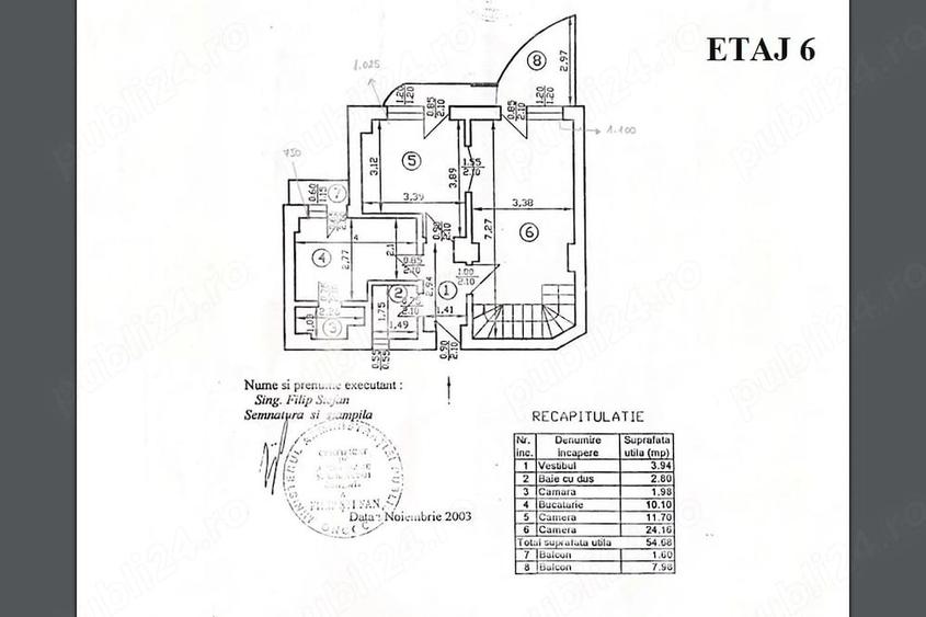 Apartament cu 4 camere decomandat în 1 Mai