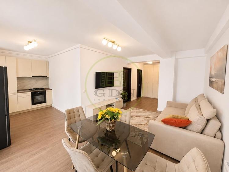 Apartament cu 2 camere semidecomandat, mobilat în Otopeni