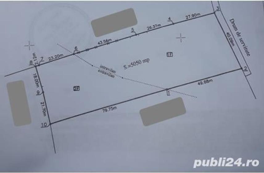 Teren de 5050 mp, în Nucșoara