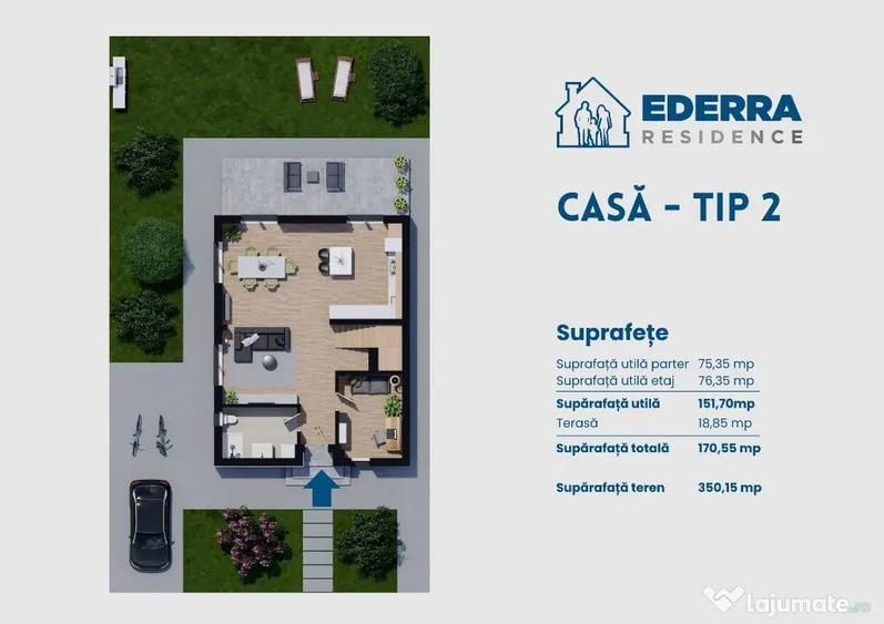 Apartament cu 5 camere în Dobroești