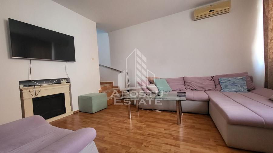 Apartament cu 3 camere decomandat, mobilat în Dumbrăvița
