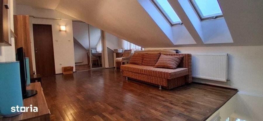 Chirie apartament central: 2 camere pe doua nivele etaj 4+mansarda - 1