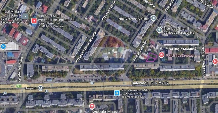 Teren Construcții de 170 mp, în Periferie