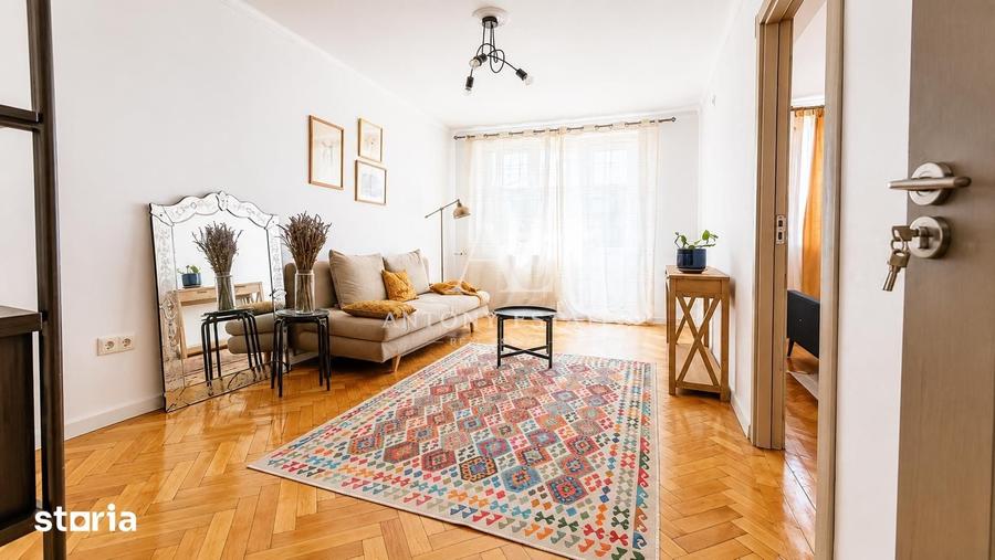 Apartament cu 2 camere semidecomandat în Ultracentral