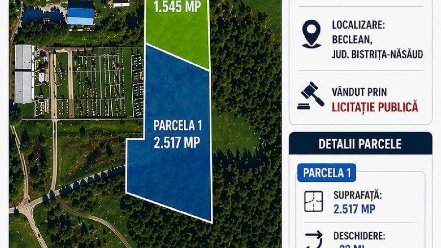 Teren intravilan de 4062 mp, în Central