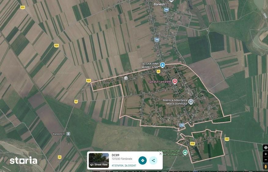 Casă cu 3 camere cu Teren 926 Mp în Fântânele