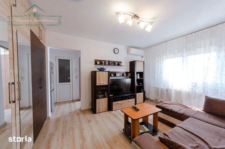 Apartament cu 2 camere semidecomandat, mobilat în Șega