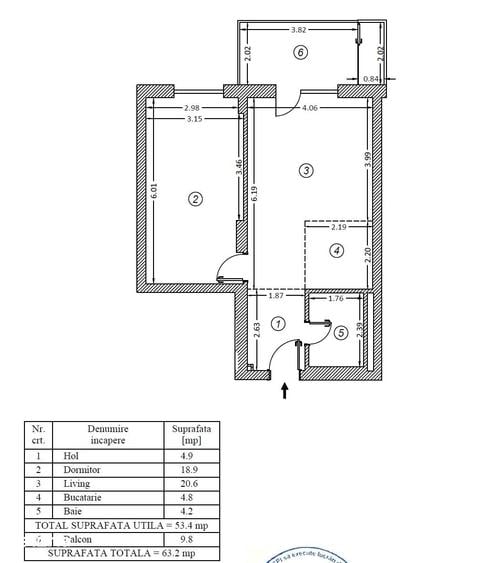 Apartament cu 2 camere în Colentina