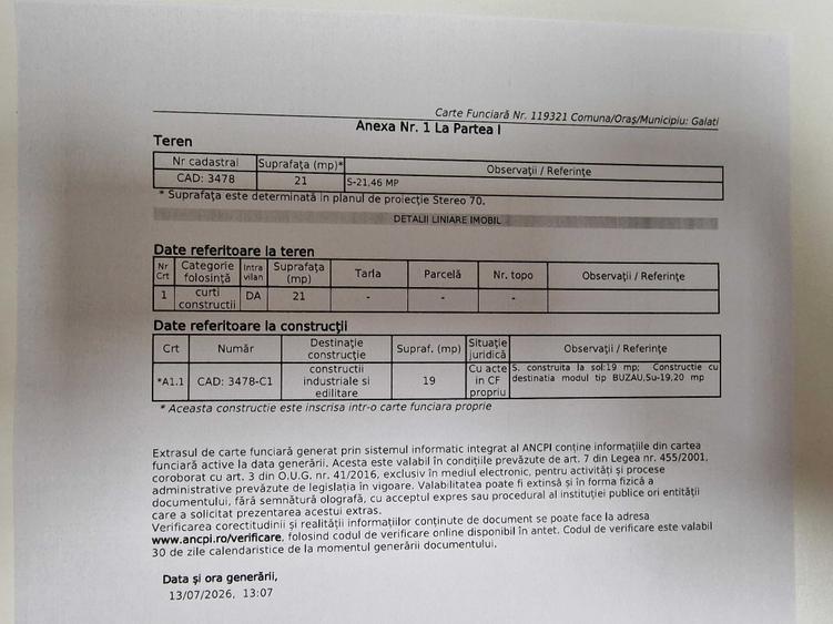 Spațiu comercial, de 21 mp, în Micro 19