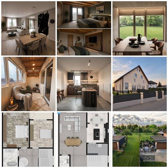 Jumatate de duplex / Duplex intreg la rosu in Sasar, Baia Mare