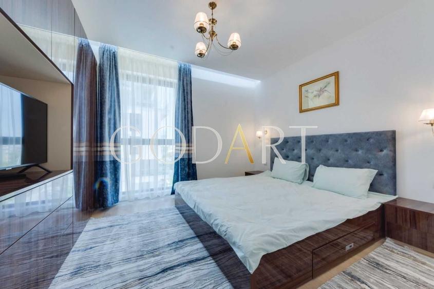 Apartament cu 2 camere decomandat, mobilat în Herăstrău