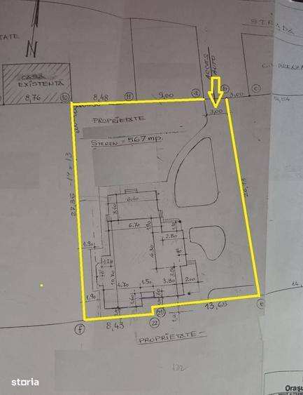 Casă cu 4 camere în Central