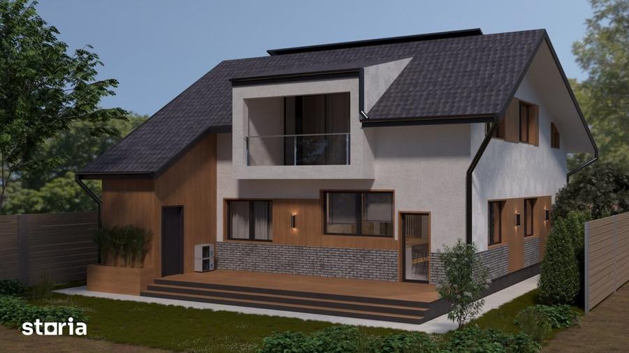 Casă cu 4 camere cu Teren 420 Mp în Domnești