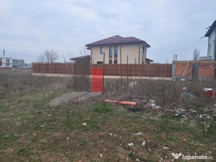 Teren de 1500 mp, în Titan