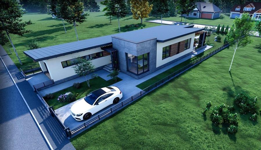 Casă individuală cu 5 camere cu Canalizare în Stupini