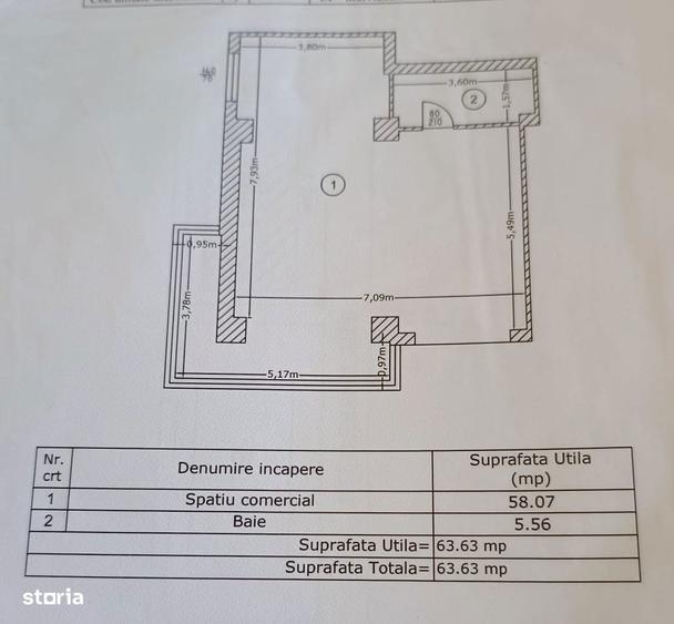 Spa?iu Comercial Stradal Militari Residence-Tineretului, parter, 64mp - 15