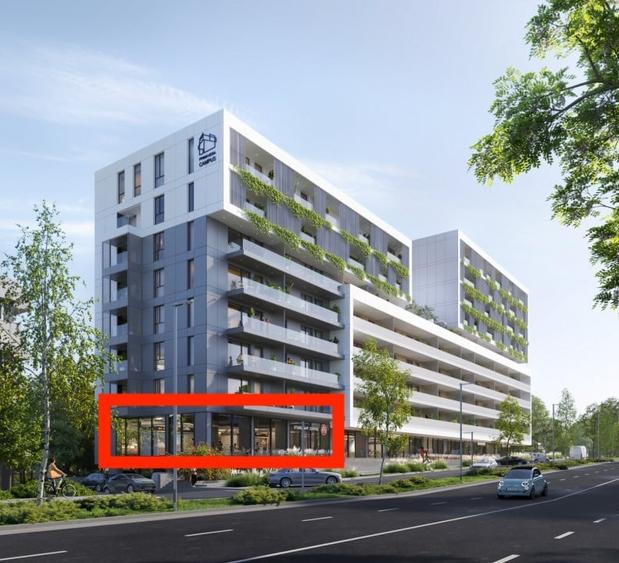 Spațiu comercial, de 159 mp, în Universitate